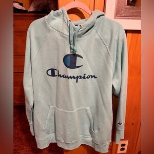 Champion Sky Blue Pullover Hoodie